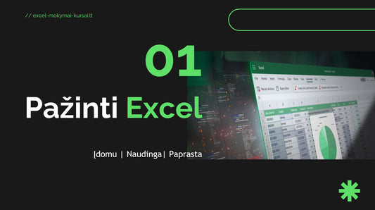 EXCEL pradžiamokslis