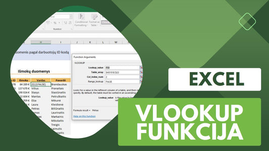 VLOOKUP funkcija